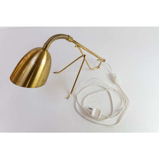 Swedish Brass Table Lamp, 1950s For Sale - Image 11 of 18
