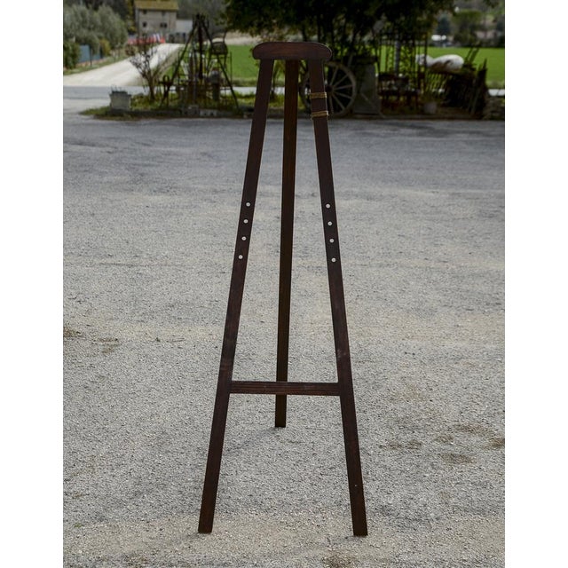 Italian Painters Easel in Wood, 1920s For Sale - Image 18 of 18