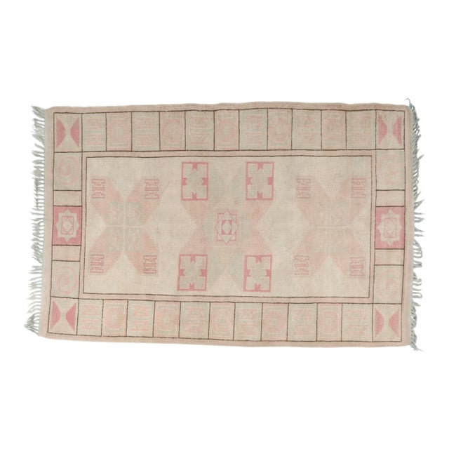 Mid 20th Century Anatolian Wool Area Carpet For Sale