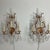 1950s French Country Large Rock Crystal and Goldleaf Wall Sconces - Pair For Sale - Image 13 of 16