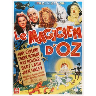 The Wizard of Oz R1990s French Grande Film Poster For Sale