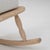 20th Century French Spindle-Back Oak Rocking Chair with Bouclé Cushions For Sale - Image 13 of 18