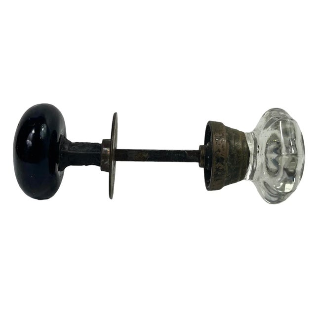 Add a classic touch of early American hardware to your favorite door with this beautiful pair of door knobs. The octogonal...