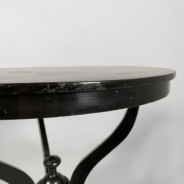 Art Deco Italian Dining Table in Black Wood, 1930s For Sale - Image 10 of 17