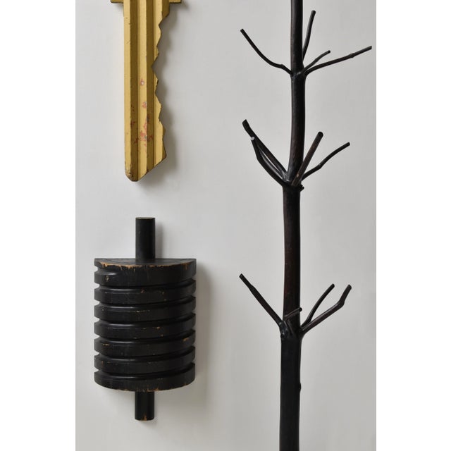 Vintage Large-Scale Industrial Black-Painted Foundry Mold, Circa Mid-20th Century For Sale - Image 16 of 16