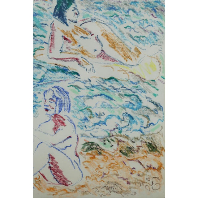 An original drawing on paper, framed in acrylic by Sandra Orlovsky, sourced directly from the artist’s home estate. The...