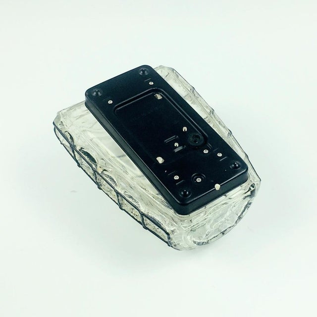 Mid-Century Modern Glass Wall Light from Limburg, Germany, 1970s For Sale - Image 9 of 11