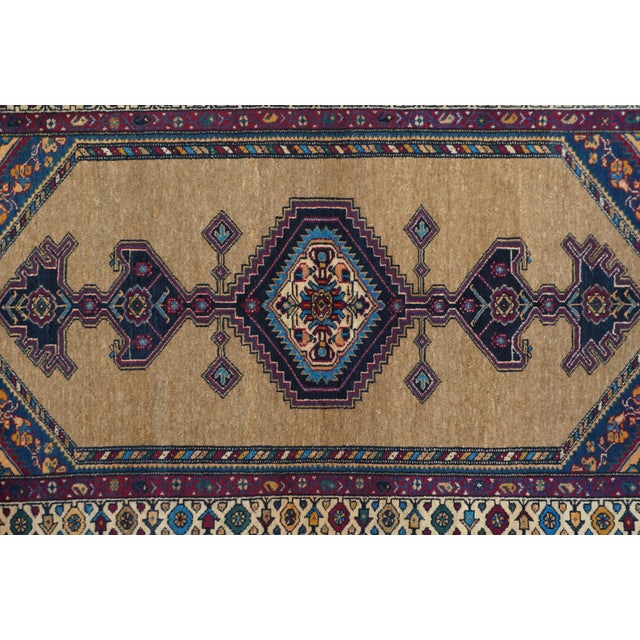 Antique Bidjar Rug 4'6'' X 7'3'' For Sale In New York - Image 6 of 12