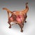 Wood Antique Corner Armchair, English, Dressing Seat, Georgian Revival, Edwardian For Sale - Image 7 of 12