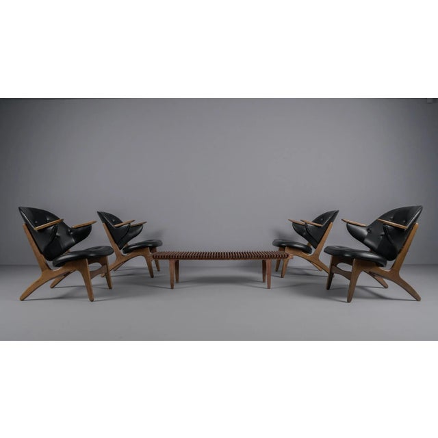 Mid-Century Modern Model 33 Easy Chairs by Carl Edward Matthes, 1950s, Set of 4 For Sale - Image 3 of 13
