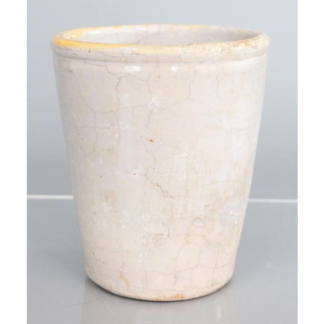 Rustic European Petite 19th Century Italian Gray Glazed Confit Pot From Naples For Sale - Image 3 of 8