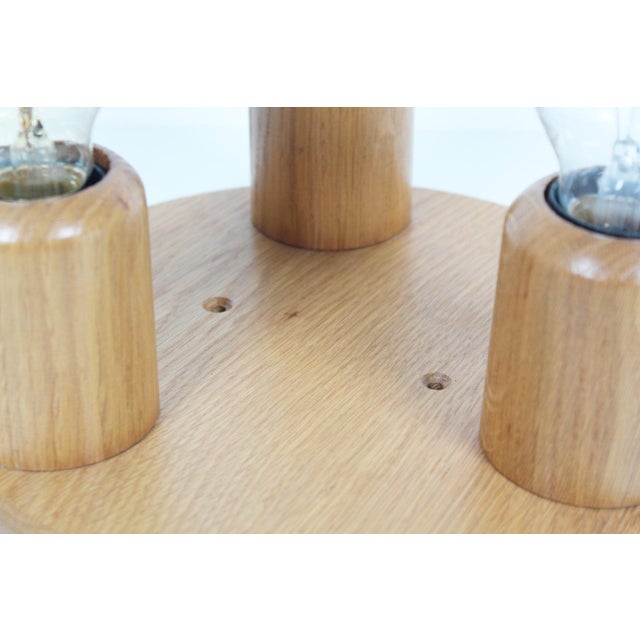 1970s Vintage Japandi Style Ceiling Light, 1970s For Sale - Image 5 of 9