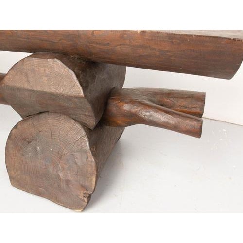 Set of Vintage French Farmhouse Benches in Pine, 1960 For Sale - Image 11 of 16