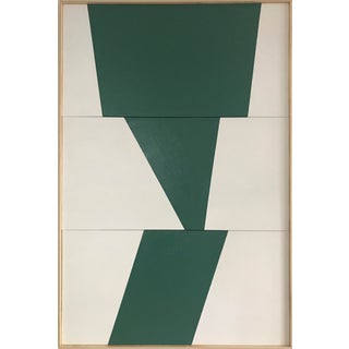 "Emerald Formation Triptych - JET0435" Original Acrylic Painting by Jason Trotter For Sale