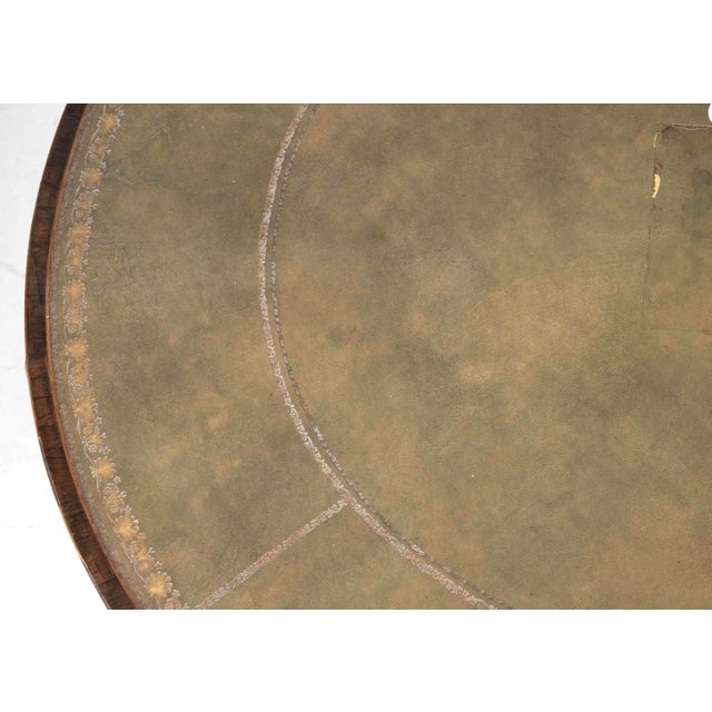 Wood 19th Century English Regency Mahogany Drum Table For Sale - Image 7 of 9