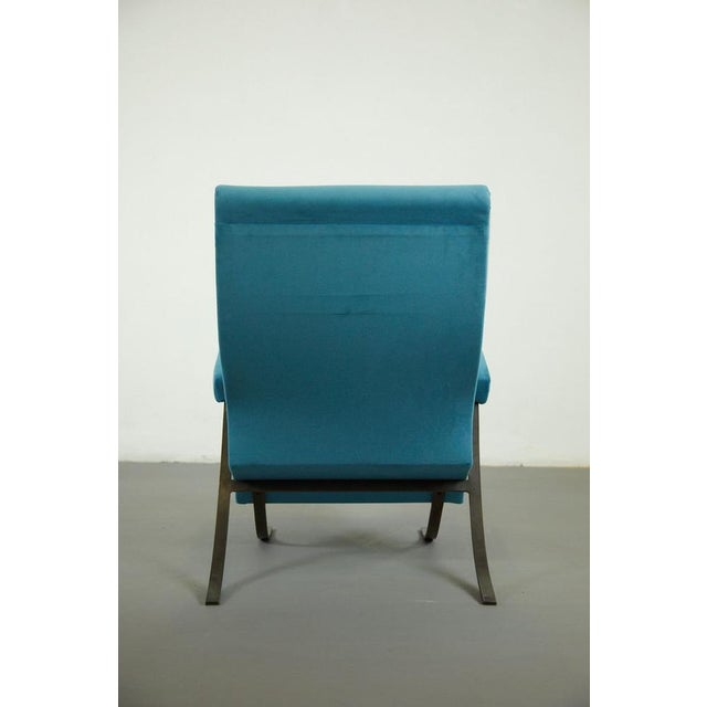 Metal Set of Armchairs in the style of Ignazio Gardella for Azucena, 1950s For Sale - Image 7 of 9