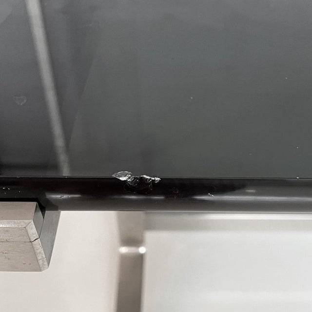 Metal Italian Modern Black Wood, Steel and Smoked Glass Desk from Formanova, 1970s For Sale - Image 7 of 18