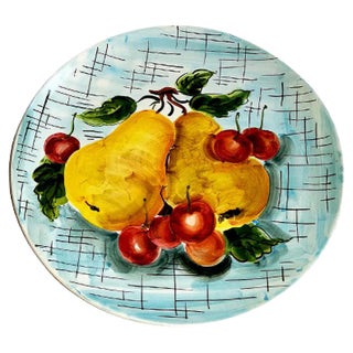 Vintage Ceramic Plate from Ceramica Deam Laveno For Sale