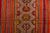 Mid 20th Century Vibrant Red, Orange & Yellow Flatweave Kilim For Sale - Image 10 of 10