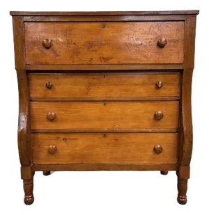 Antique 19th Century American Empire Chest