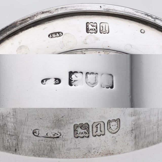 Antique English Silver and Cut Glass Claret Jug, 1906 For Sale - Image 15 of 16