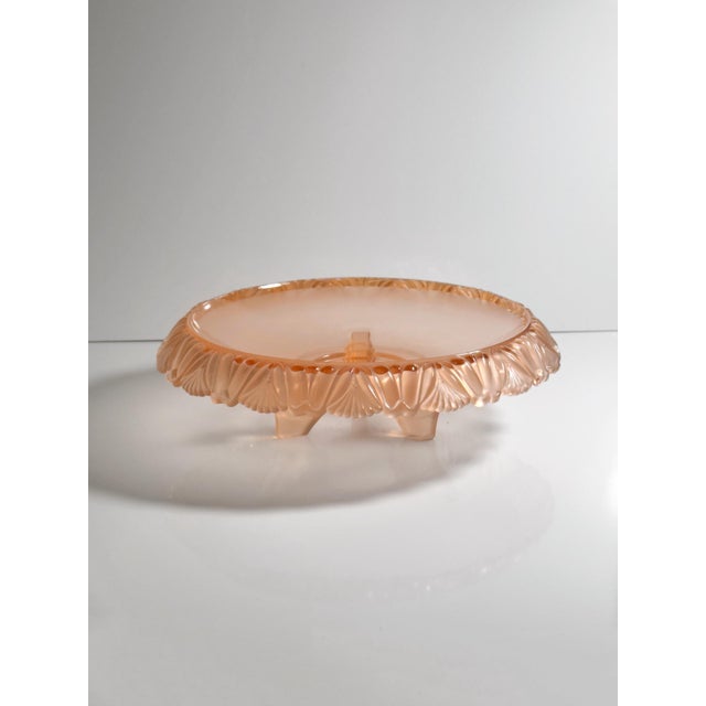 Walther Glass Rosalin Bowl - Series Pelikan 1935, 1930s, in Flawless conditions. Designed 1920 to 1949 I have official...