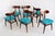Mid-Century Modern Vintage Dining Chairs by Louis Van Teeffelen, 1950, Set of 6 For Sale - Image 3 of 13