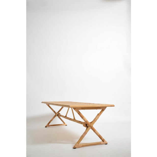Contemporary Arrabida Rattan Coffee Table by Barracuda Interiors For Sale - Image 3 of 6