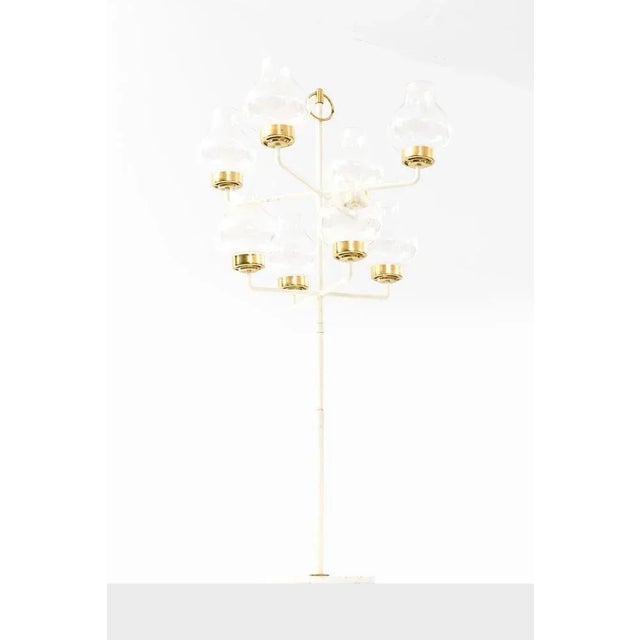 1960s Model Ofir Octav Floor Candlestick by Ateljé Lantern in Åhus for Anders Pehrson For Sale - Image 5 of 6