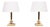 Brass Table Lamps from Herda, 1970s, Set of 2 For Sale