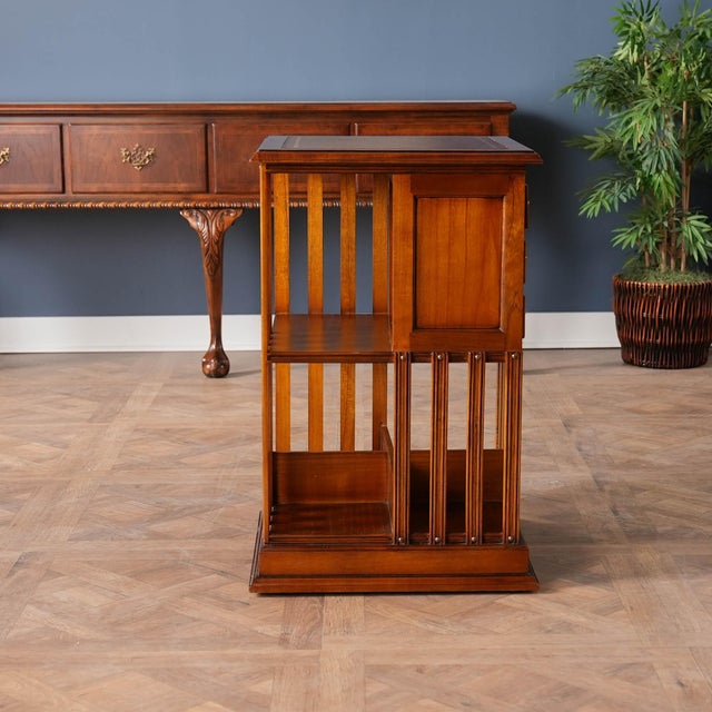 Country Estate Revolving Bookcase For Sale - Image 9 of 10