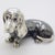 1980s Vintage Italian Handmade Genuine Silver Wiener Sausage Dog Figurine Miniature by Saturno For Sale - Image 5 of 10
