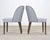 Wood Set of Six A. Rudin No. 807 Walnut Bouclé Gondola Dining Chairs For Sale - Image 7 of 18