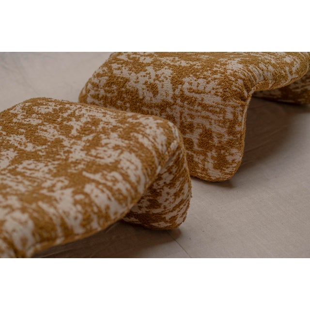 1970s Djinn Lounge Chairs by Olivier Mourgue for Airborne, France, 1960s, Set of 2 For Sale - Image 5 of 18