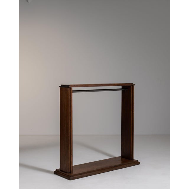 1920s France Art Deco White Wood Coat Rack For Sale - Image 10 of 15