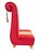 Hollywood Regency Style Upholstered Slipper Chair For Sale - Image 4 of 10