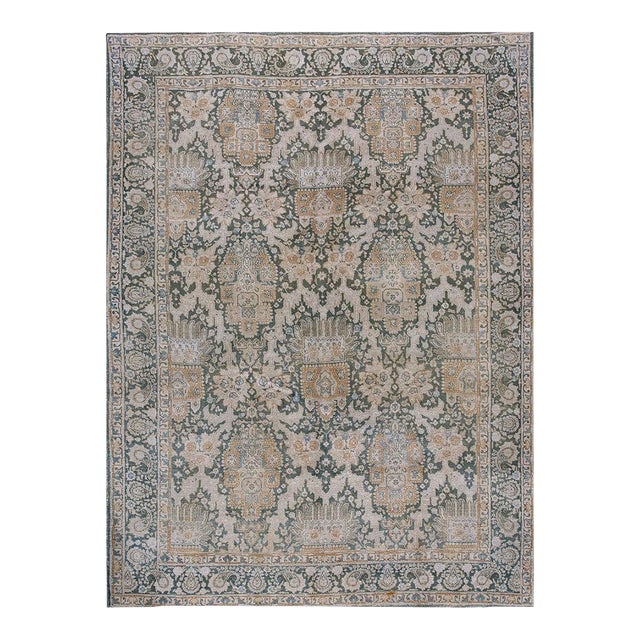 1930s Persian Tabriz Carpet ( 7'7" x 10'4" - 230 x 315 ) For Sale