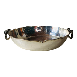 Mid-Century Ethnographic Silver Plate Bowl - Peru, C. 1960