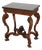 Napoleon III Style Carved Walnut Side Table with Ardune Top, France, 1900s For Sale