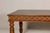 Wood Large Dining Room Table with Carved Apron, Floral Motifs and Turned Legs For Sale - Image 7 of 12
