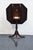 Vintage Antique Solid Mahogany English Traditional Style 22" Tilt Top Accent End Table For Sale - Image 10 of 12