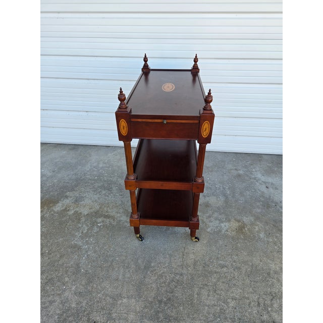 1980s Traditional Server Bar Cart | Chairish