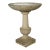English Garden Stone Bird Bath With Baluster Column Base For Sale
