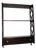 Vintage Bombay Mahogany Regency Wall Shelf With Drawer and Lattice Sides For Sale