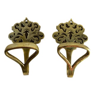 Bronze Wall Coat Racks, 1960, Set of 2 For Sale
