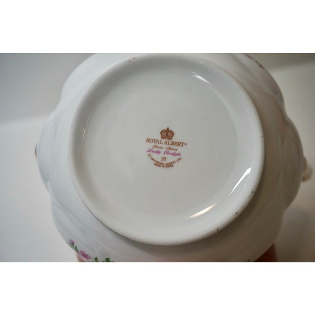 Royal Albert Lady Carlyle Bone China Teapot & Lidded Sugar Bowl - 2 Pieces For Sale - Image 10 of 10