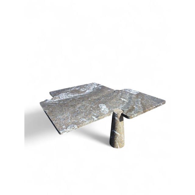 Brown Eros Collection Coffee Table in Freccia Marble by Angelo Mangiarotti, 1970s For Sale - Image 8 of 9