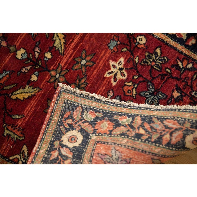 Old New House Antique Farahan Sarouk Square Rug Mat - 2'1" x 2'6" For Sale - Image 4 of 9