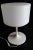 1970s Floor Lamp with a White Lacquered Aluminum Trumpet Base & Screw-on White Cylindrical Plastic Shade, 1970s For Sale - Image 5 of 9