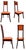 Brown Vintage Model S11 Program Chairs by Angelo Mangiarotti, 1972, Set of 4 For Sale - Image 8 of 8